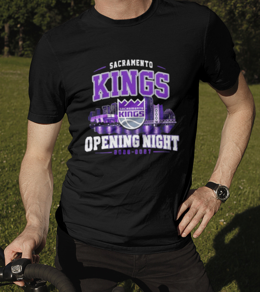 Sacramento Kings Opening Night 2026 2027 City Skyline T-Shirt