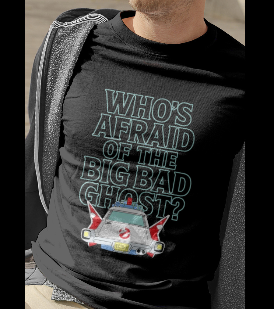 The Real Ghostbusters Who's Afraid Of The Big Bad Ghost Ecto 1 T-Shirt