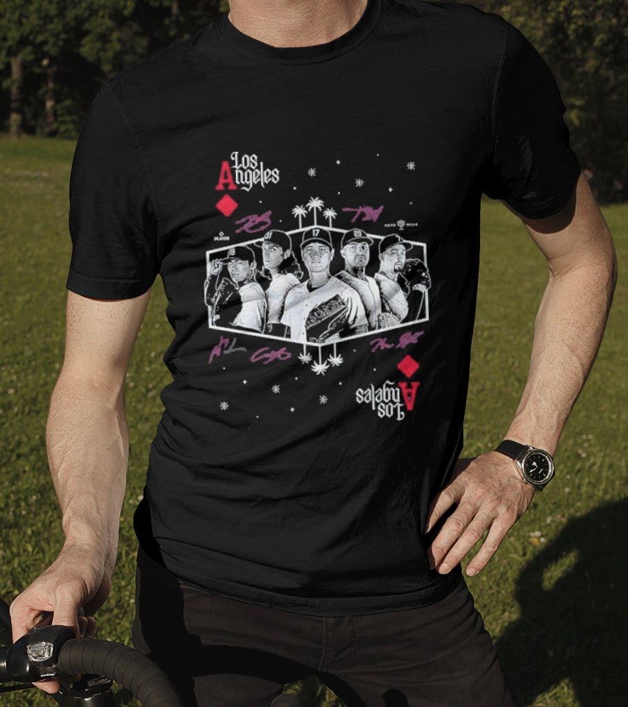 Shohei Ohtani Tarik Skubal Yoshinobu Yamamoto Tyler Glasnow Blake Snell Los Angeles Dodgers Aces T-Shirt