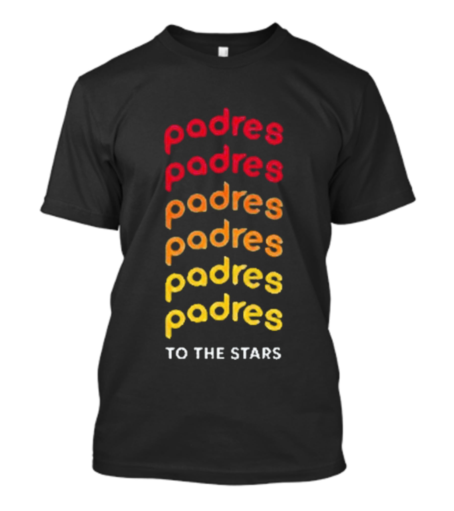 Padres Gradient Spectrum To The Stars Tom Delonge T-Shirt