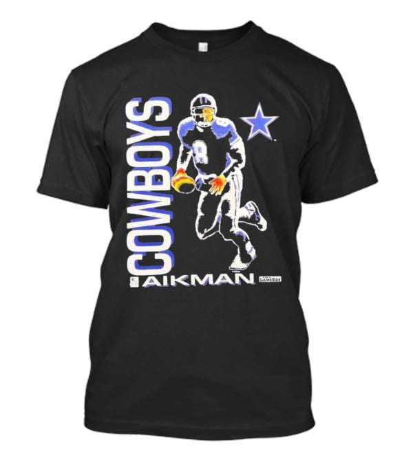 Cowboys Aikman 8 Dallas Star Gameday T-Shirt