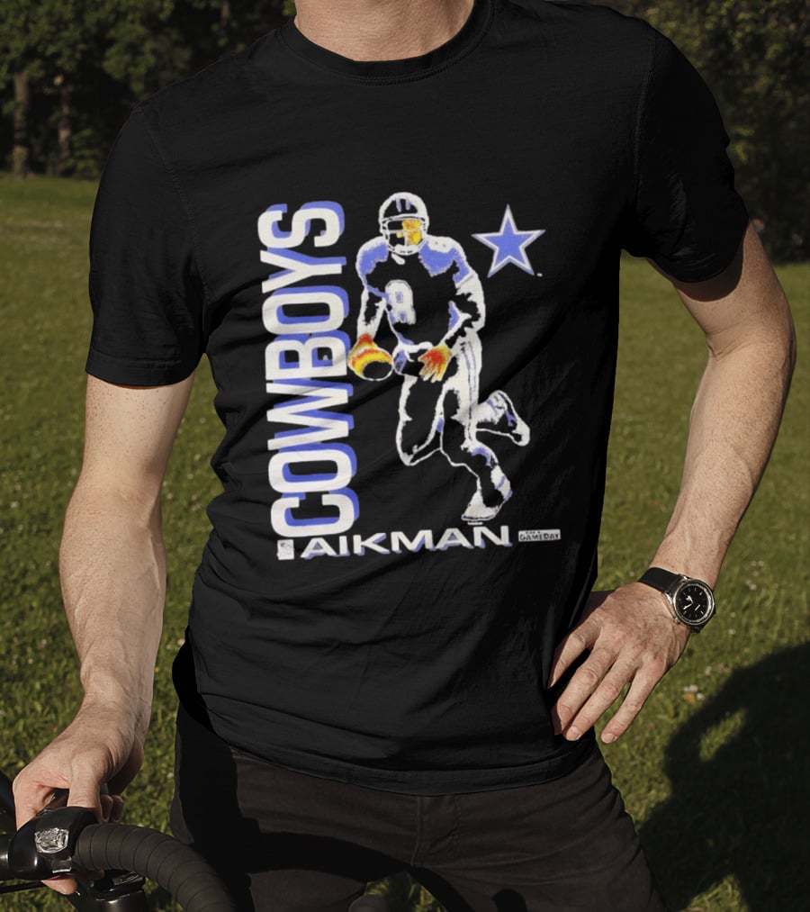 Cowboys Aikman 8 Dallas Star Gameday T-Shirt