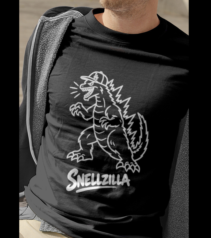 Snellzilla Monster Baseball Tribute Blake Snell T-Shirt