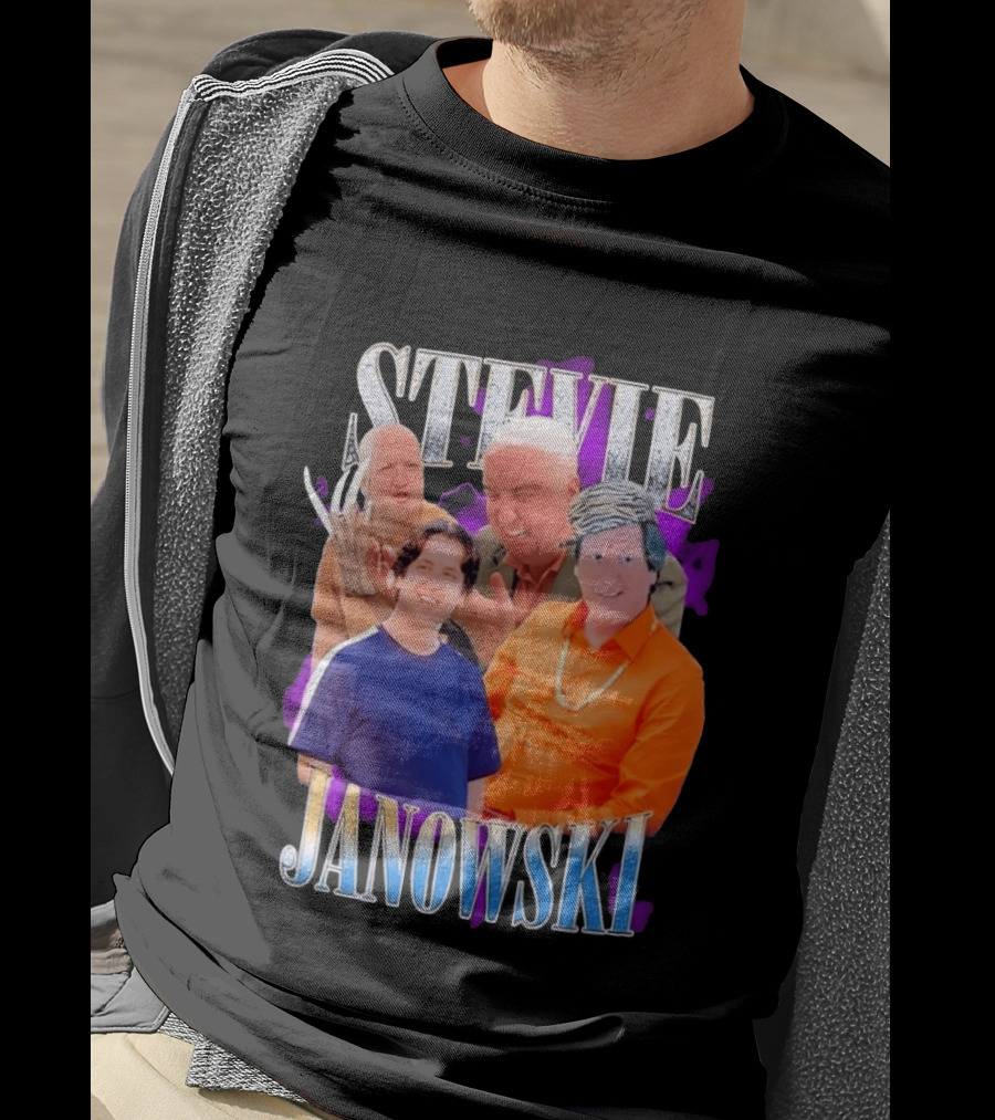 Stevie Janowski Comedy Collage Bootleg T-Shirt