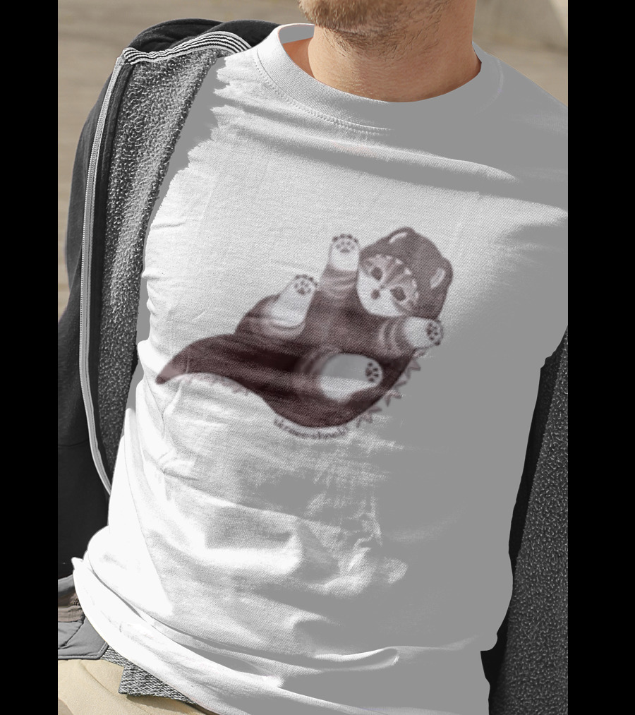 Mofusand Skreeonk Kaiju Cat Paws Playful T-Shirt