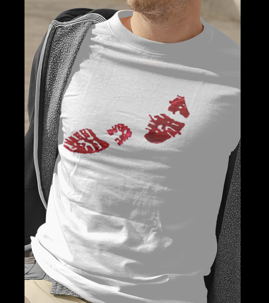 Night Lovell Bloodprints Dark Aesthetic T-Shirt