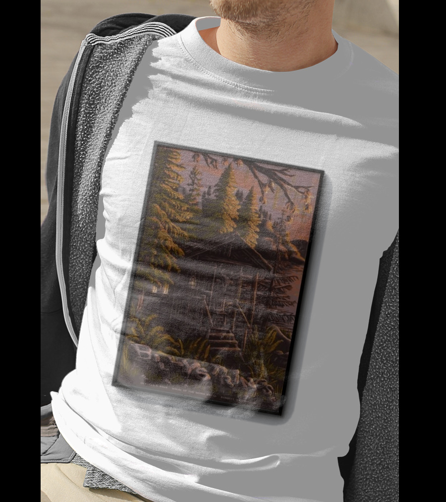 Billy Strings Concert Angel Of The Winds Arena Everett WA Oct 9 2026 Cabin Scene T-Shirt