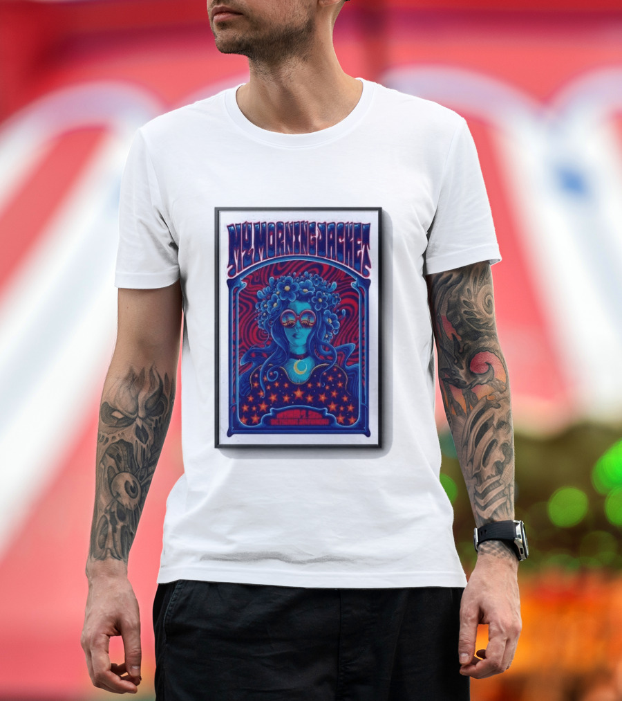 My Morning Jacket San Francisco October 9 2026 Psychedelic Floral Woman T-Shirt