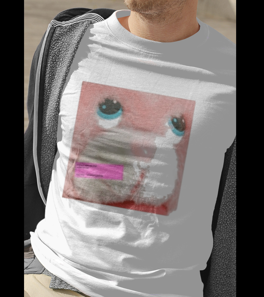 Royel Otis Hickey Album Pink Fluffy Bunny Face T-Shirt