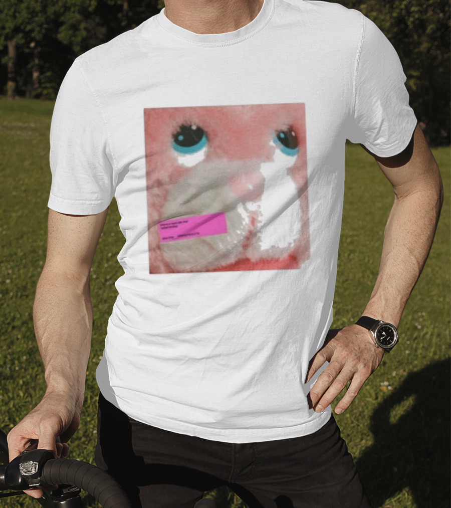 Royel Otis Hickey Album Pink Fluffy Bunny Face T-Shirt
