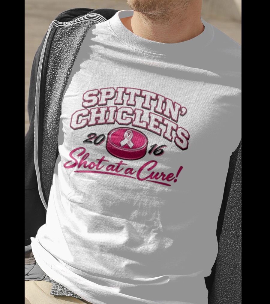 Spittin Chiclets Breast Cancer 2016 Shot At A Cure T-Shirt