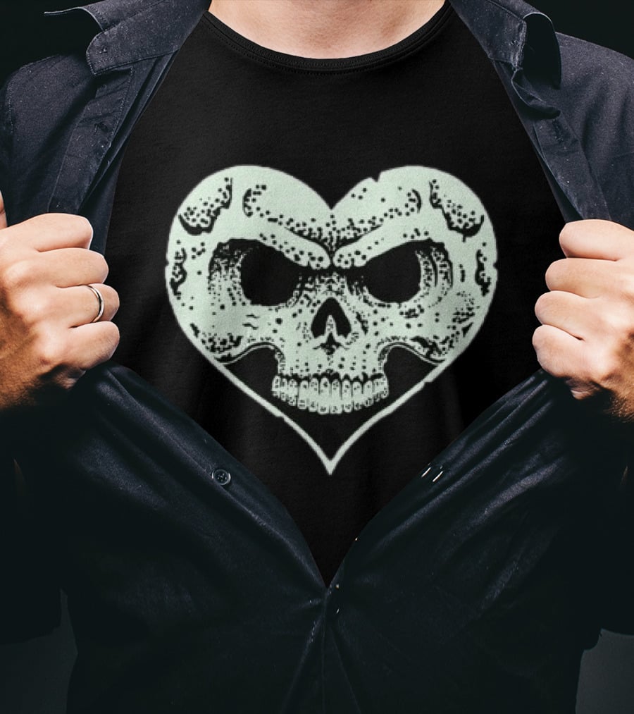 Alexisonfire Heartskull Longsleeve Skulls Emo Band Merch T-Shirt