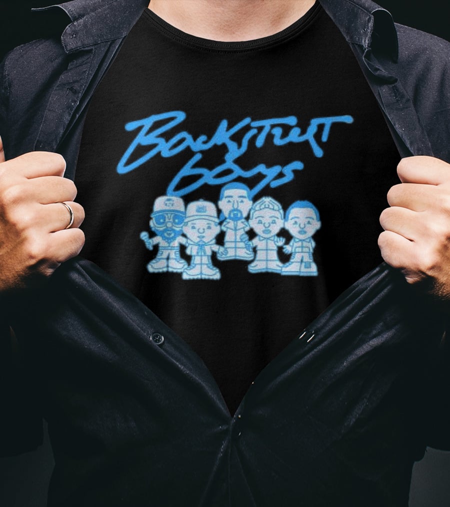 Backstreet Boys BSB Minis Cartoon Characters Collection T-Shirt
