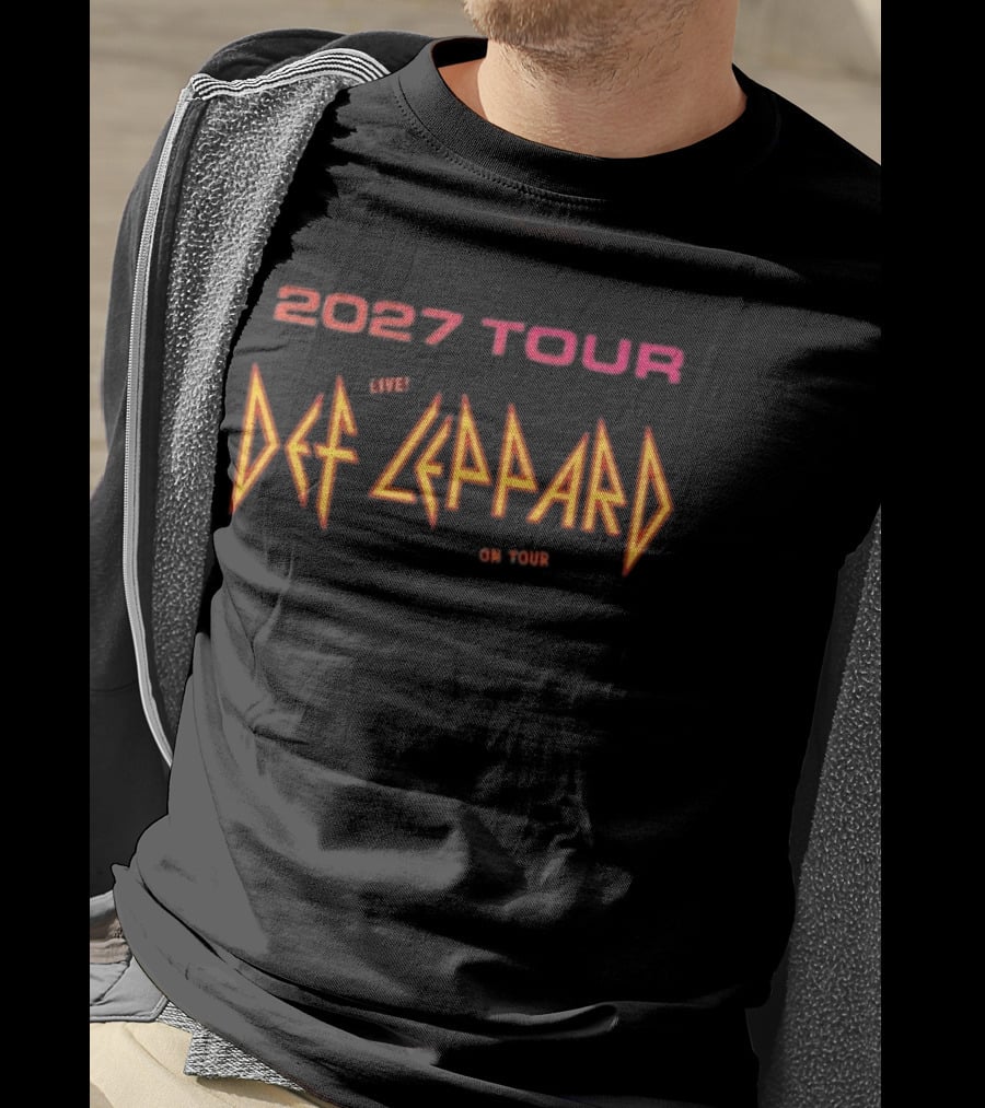 Live Def Leppard 2027 Tour Schedule Dates With Goo Goo Dolls And The Struts T-Shirt