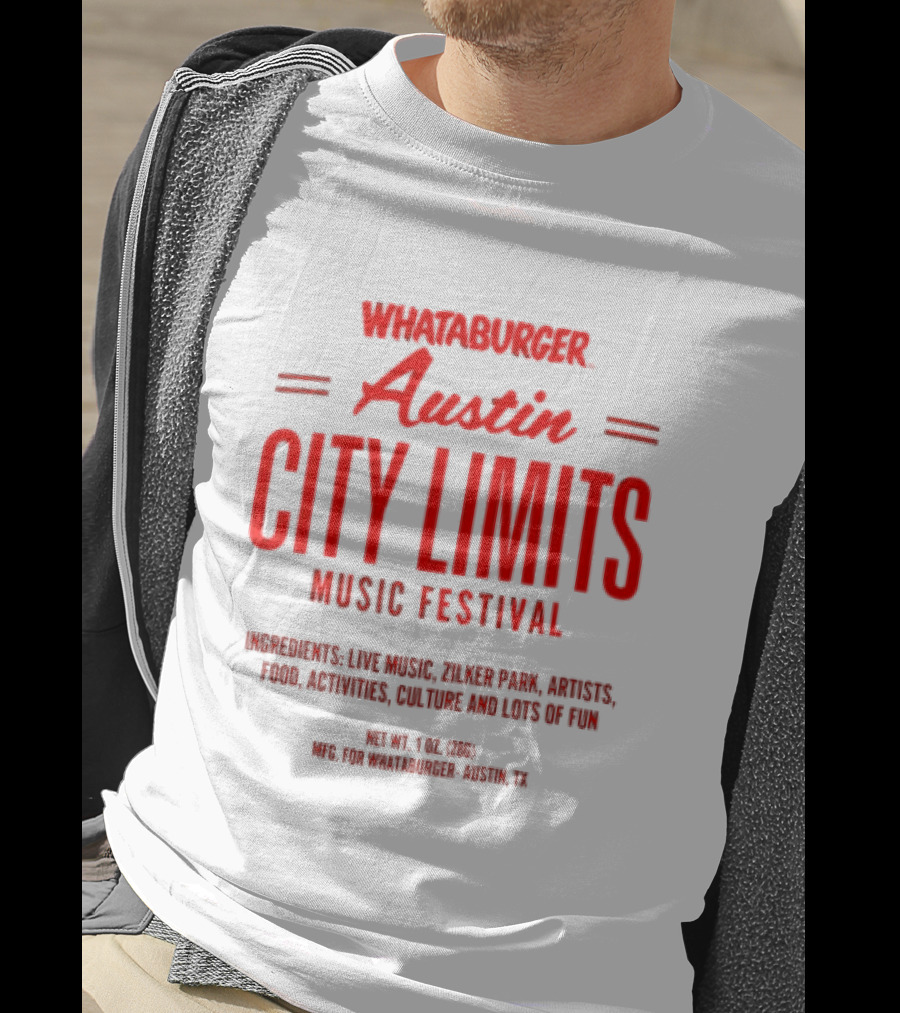 Whataburger Austin City Limits Music Festival Zilker Park Live Music Food Art Austin Texas T-Shirt