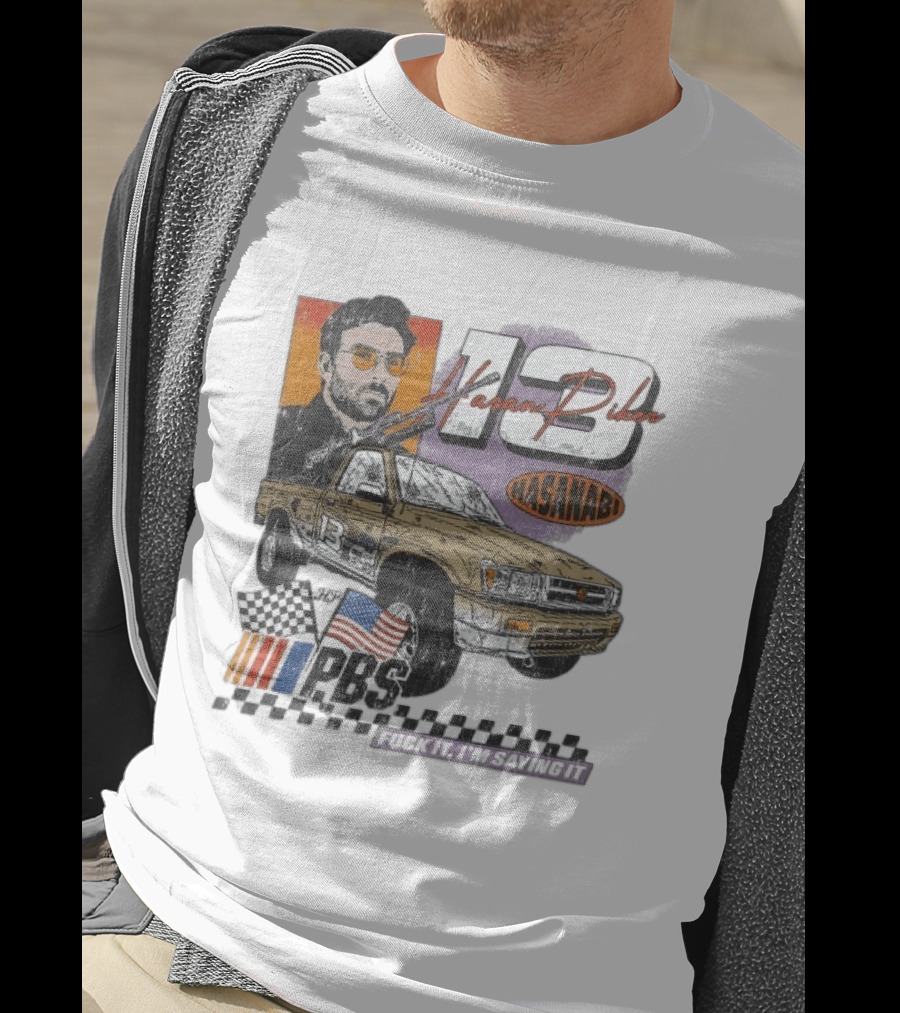 Hasan Piker Hasanabi 13 Racing Car Checkered Flag PRS USA Flag Comrade T-Shirt
