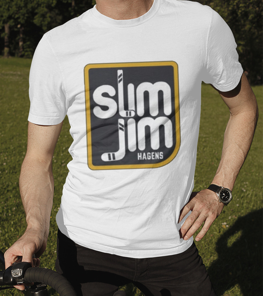 Hagens Slim Jim Hockey Stick Visual T-Shirt