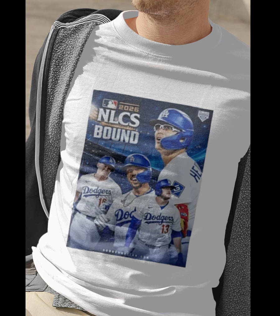 MLB 2026 NLCS Bound Los Angeles Dodgers Baseball Players T-Shirt