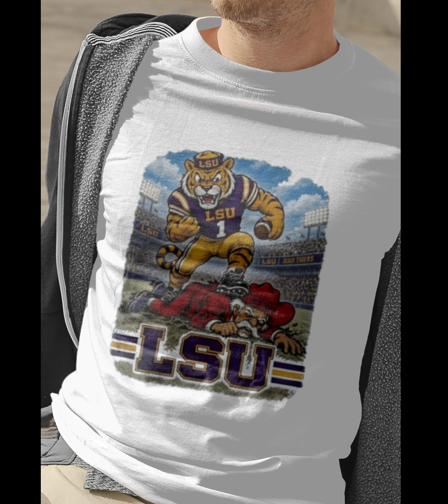 LSU Tigers Victory Over Ole Miss Rebels 2026 Football Rivalry T-Shirt