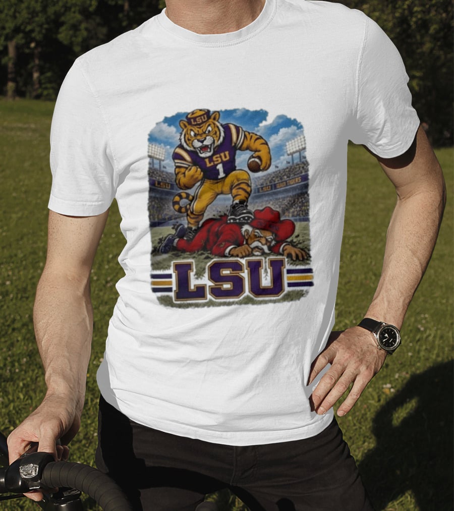 LSU Tigers Victory Over Ole Miss Rebels 2026 Football Rivalry T-Shirt