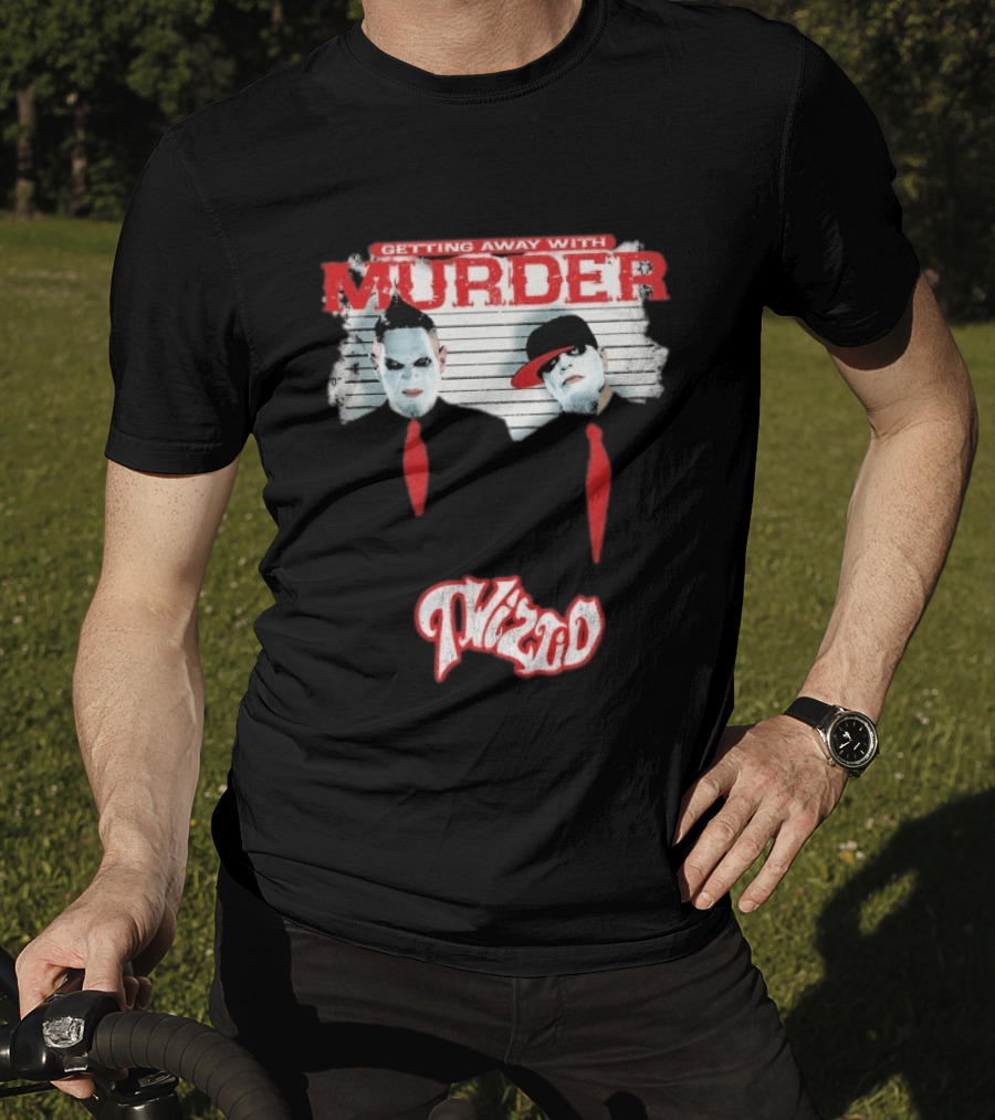 Twiztid Getting Away With Murder Face Paint Horror Music Duo T-Shirt