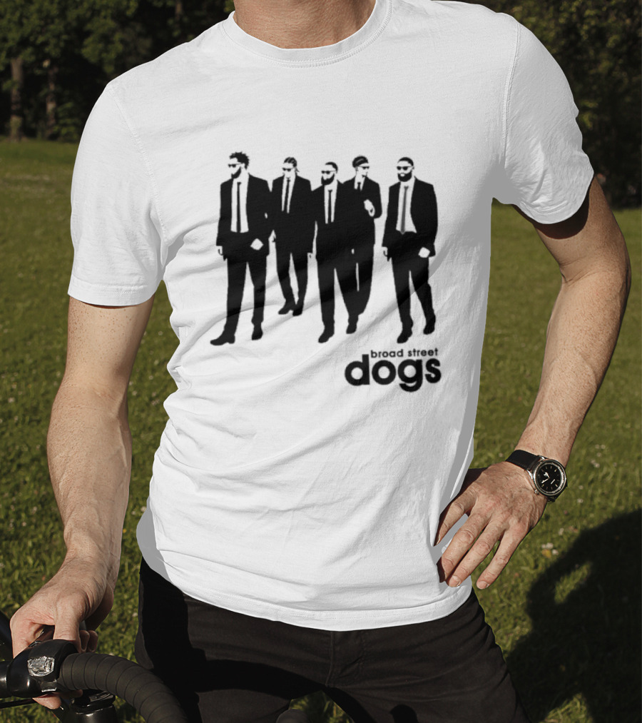 Philadelphia 76ers Broad Street Dogs Reservoir Dogs T-Shirt