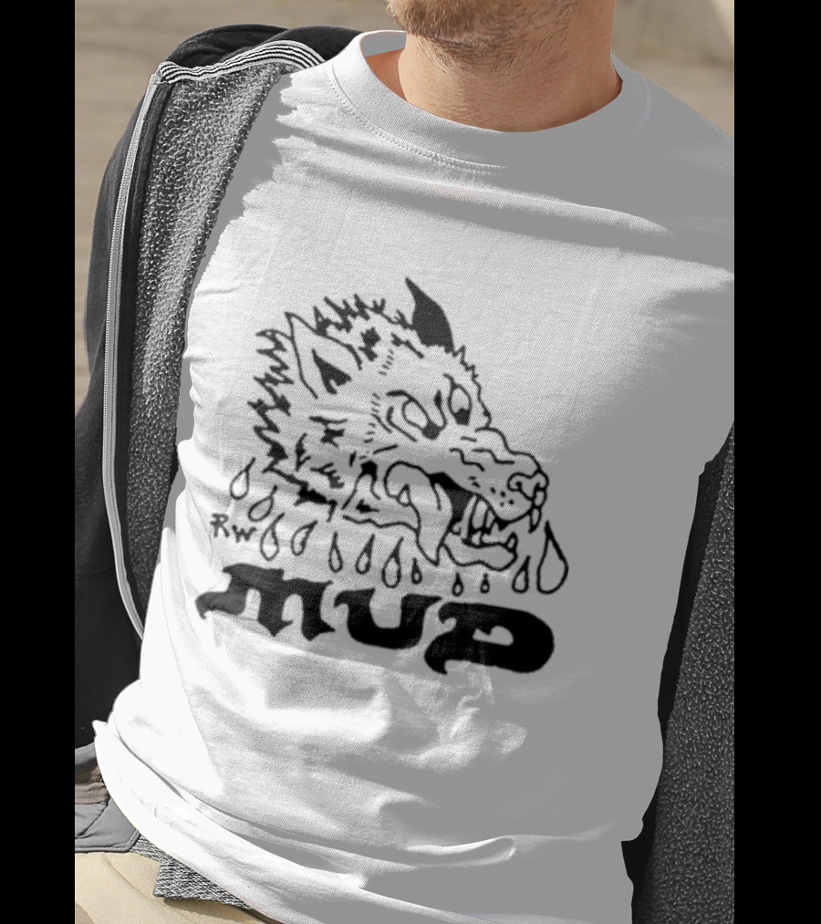 Remi Wolf Mud Rw Wolf Head Liquid Drips T-Shirt