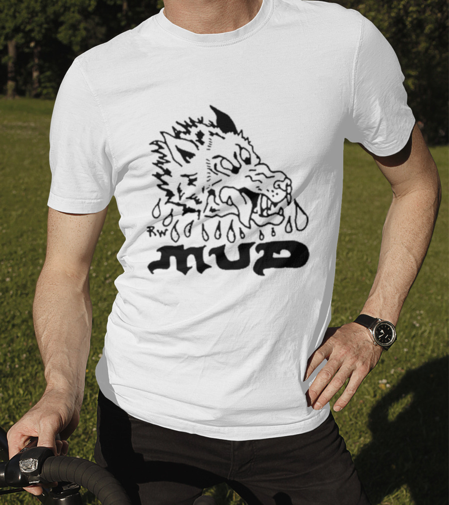 Remi Wolf Mud Rw Wolf Head Liquid Drips T-Shirt