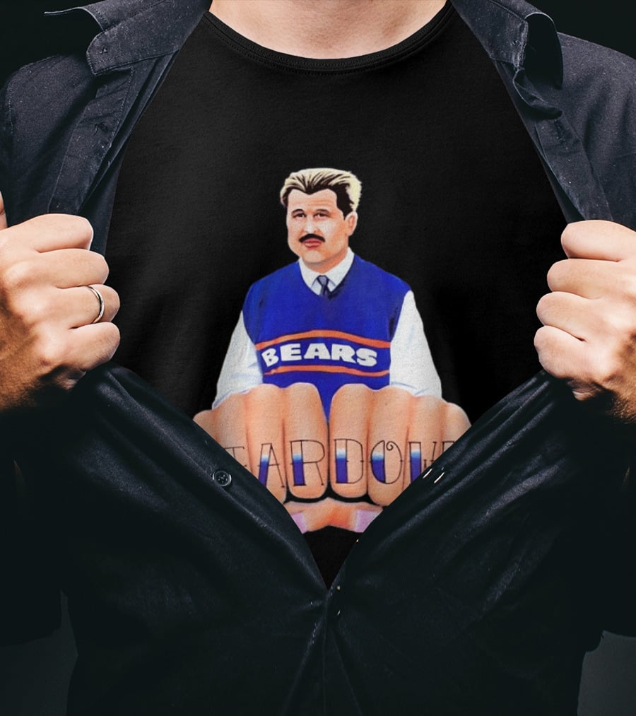 Chicago Bears Mike Ditka Bear Down Fists T-Shirt