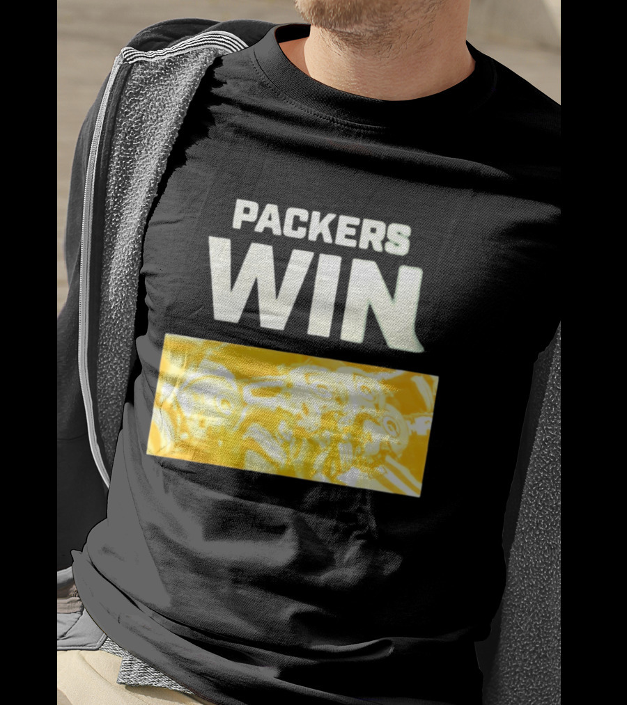 Packers Win Football Helmets Celebration T-Shirt
