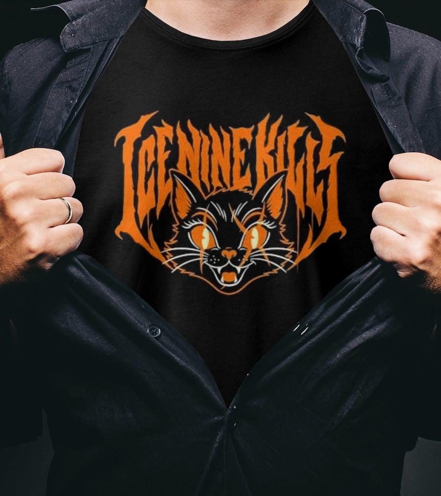 Ice Nine Kills Nine Lives Cat Halloween T-Shirt