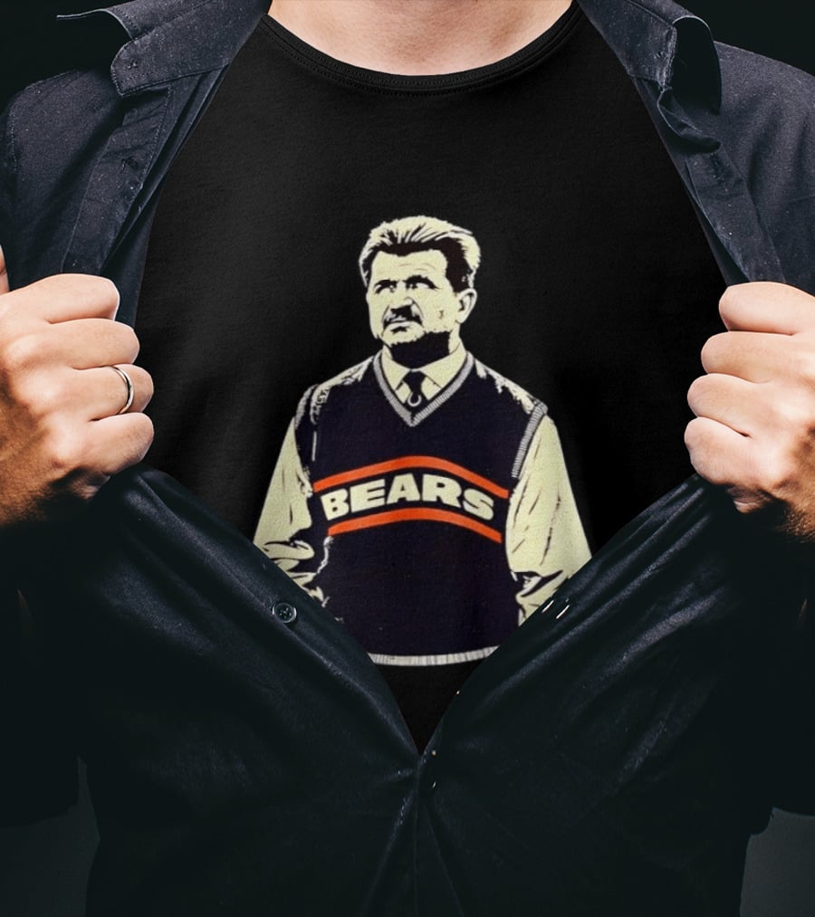 Legends DA Coach Chicago Bears Mike Ditka Bears Vest T-Shirt