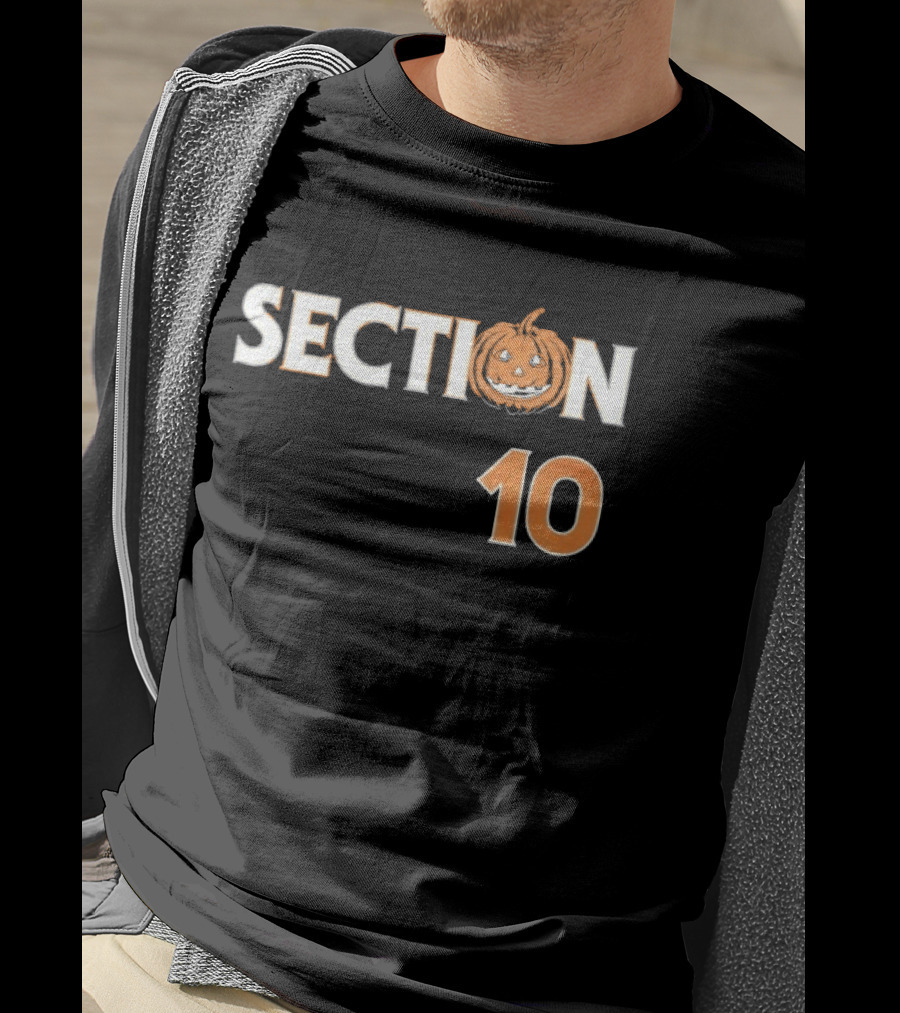 Section 10 Pumpkin Halloween Jack O' Lantern T-Shirt