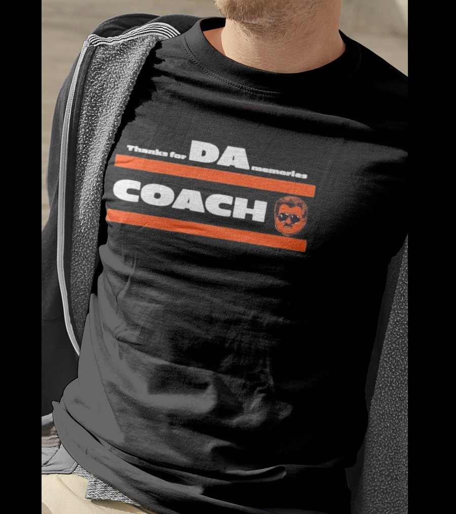Thank For DA Memories Coach Mike Ditka Chicago Bears Football T-Shirt