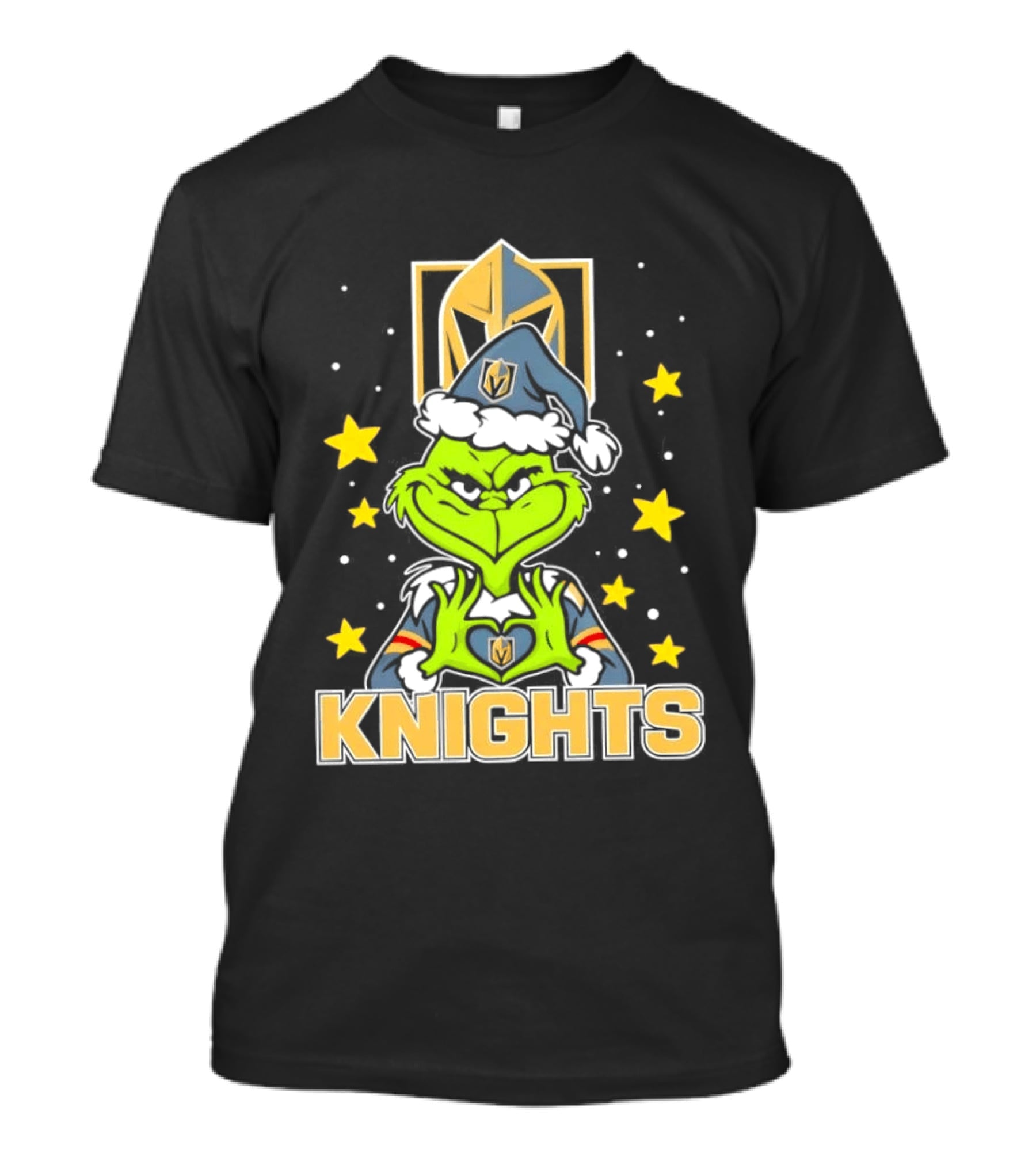 Vegas Golden Knights Grinch Christmas T-Shirt