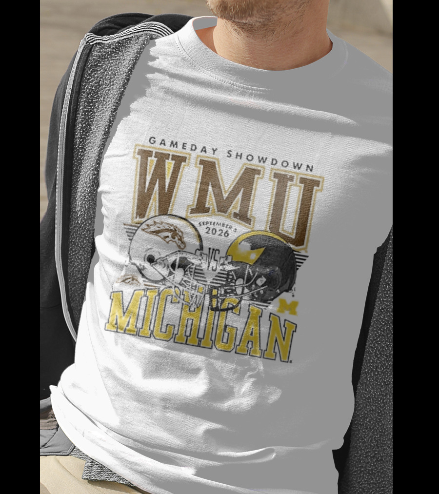 Gameday Showdown WMU Vs Michigan September 5 2026 T-Shirt