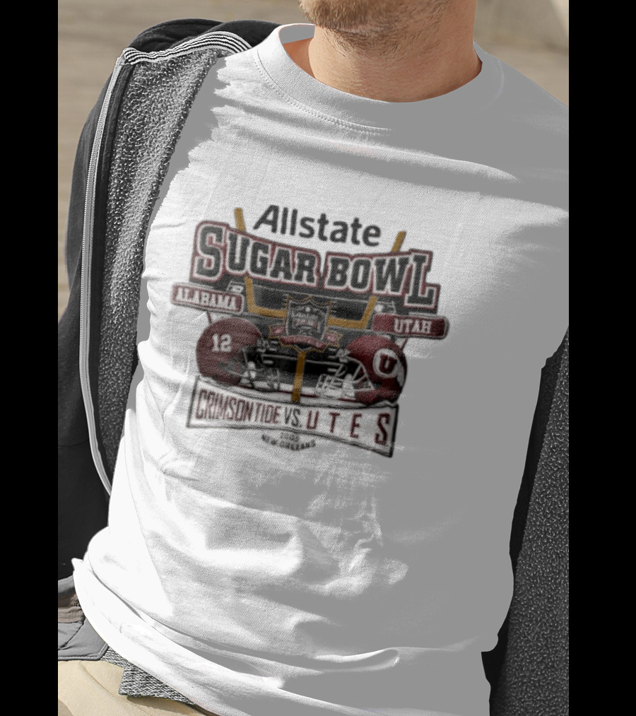 Allstate Sugar Bowl Alabama Crimson Tide Vs Utah Utes 2009 New Orleans T-Shirt