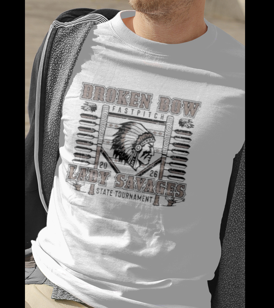 Broken Bow Fastpitch Lady Savages State Tournament 2026 T-Shirt