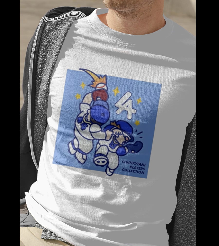 Chunkytani Players Collection LA 44 Baseball Los Angeles T-Shirt