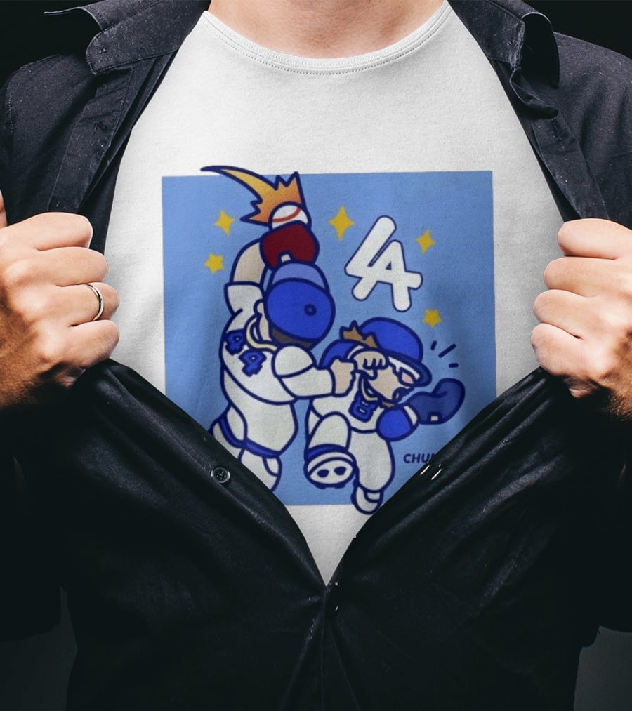Chunkytani Players Collection LA 44 Baseball Los Angeles T-Shirt