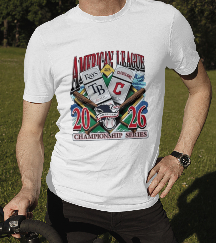 Cleveland Guardians Vs Tampa Bay Rays 2026 American League Championship Series ALCS Matchup T-Shirt