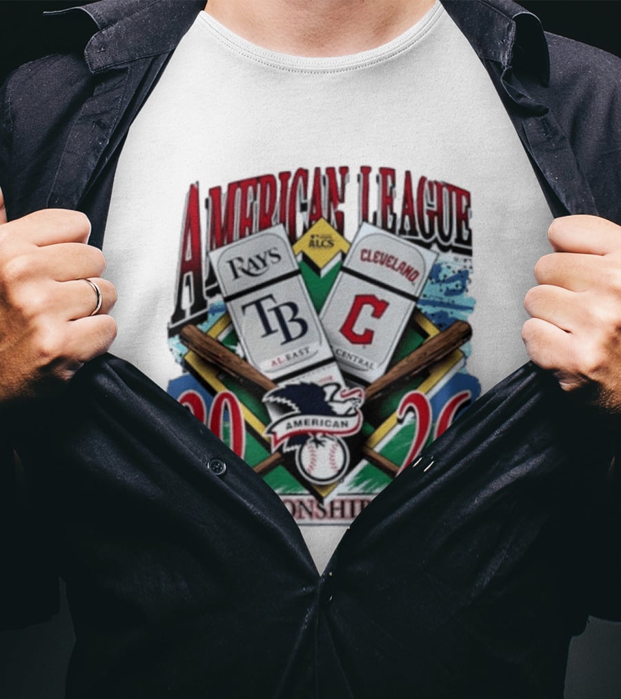 Cleveland Guardians Vs Tampa Bay Rays 2026 American League Championship Series ALCS Matchup T-Shirt