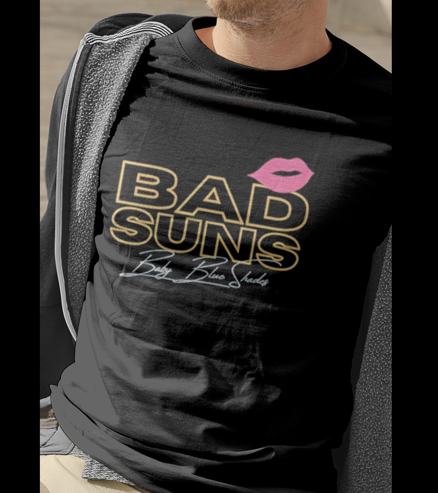 Bad Suns Baby Blue Shades Pink Lips T-Shirt