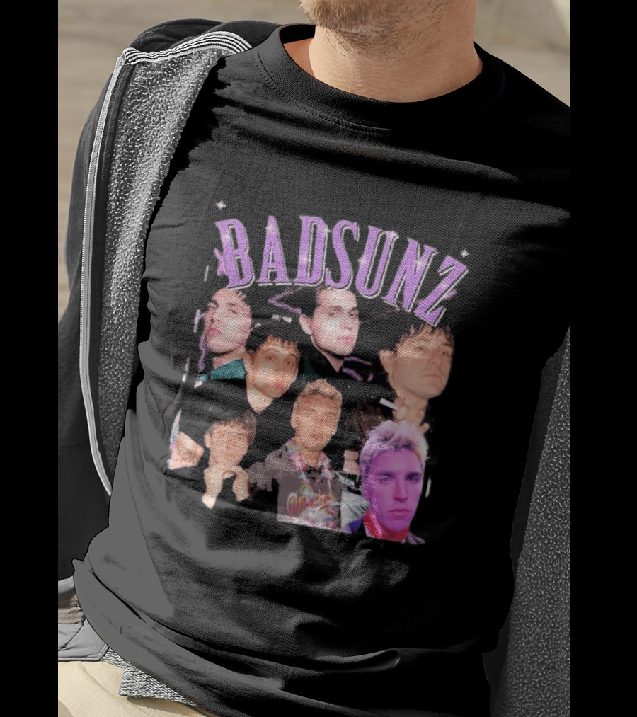 BAD SUNS BAD SUNZ Music Band Collage T-Shirt