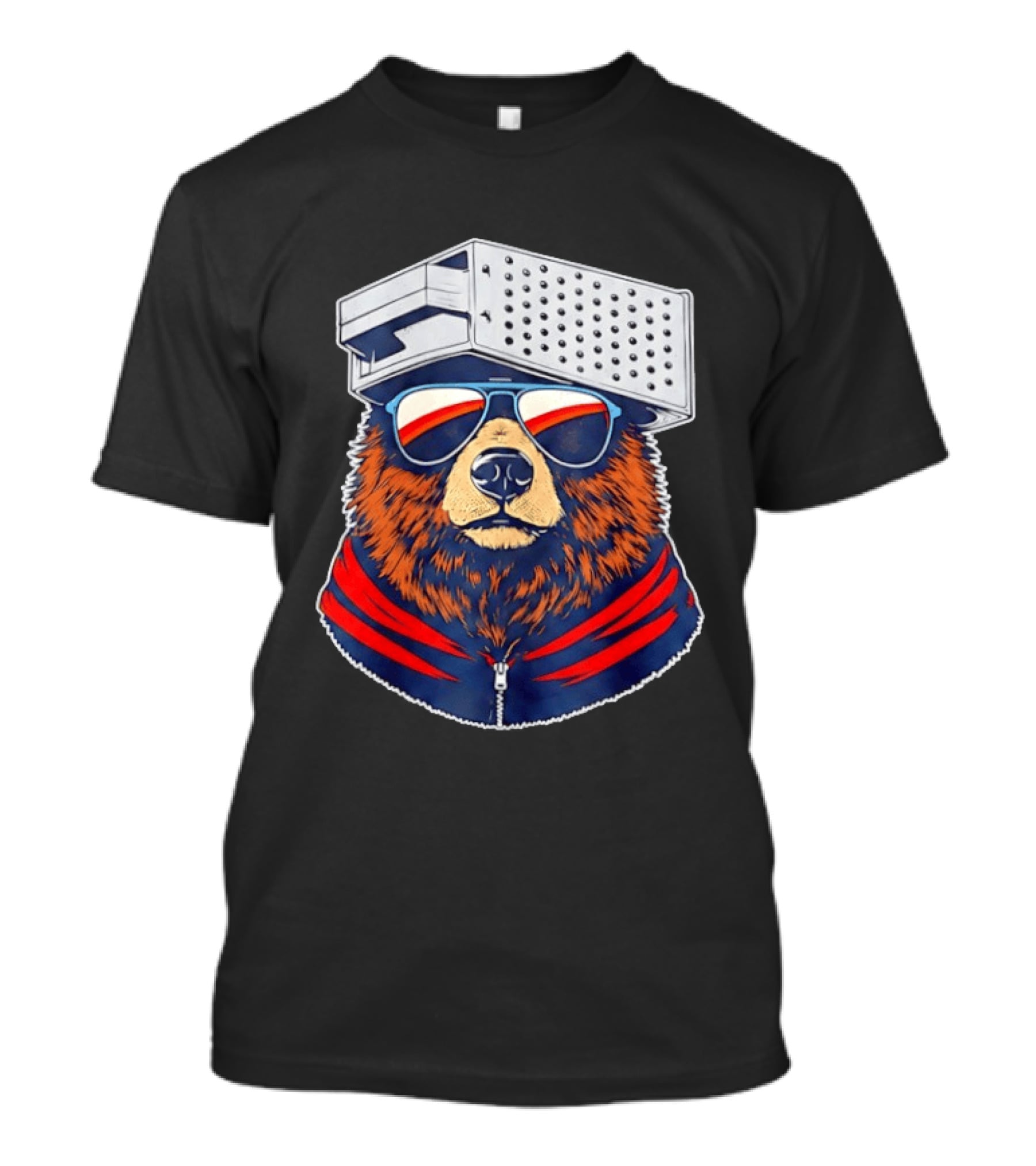 Chicago Bears Vs Green Bay Packers Bear With Grater Hat And Sunglasses 2026 T-Shirt