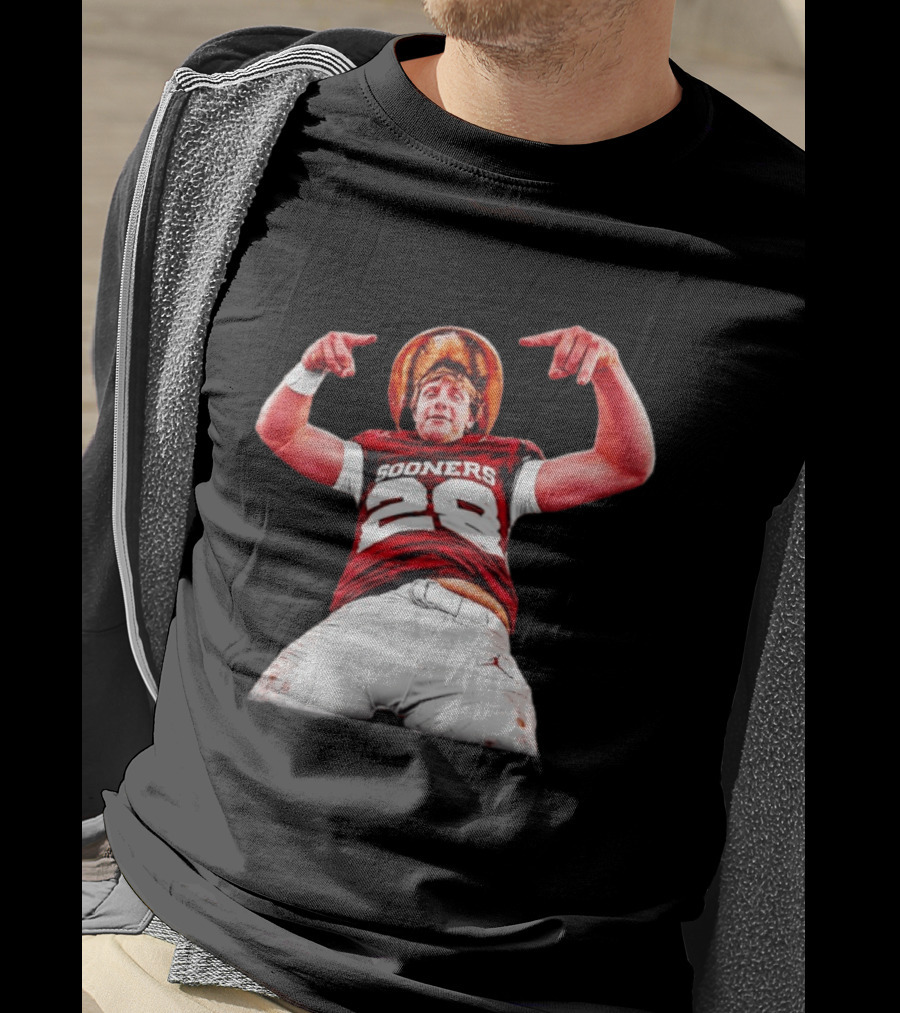 Danny Stutsman Sooners 2026 Red River Rivalry Horns Down OU Oklahoma T-Shirt