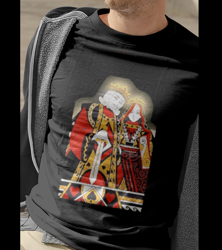 King And Queen Playing Card T-Shirt