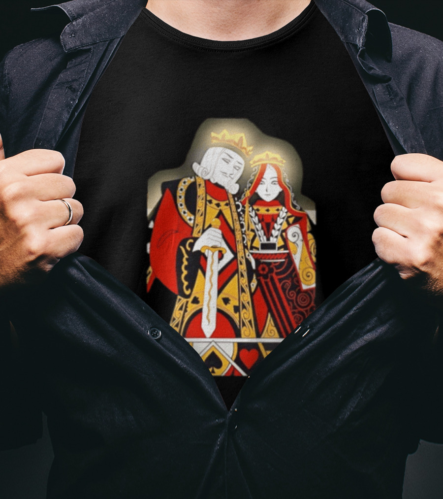 King And Queen Playing Card T-Shirt
