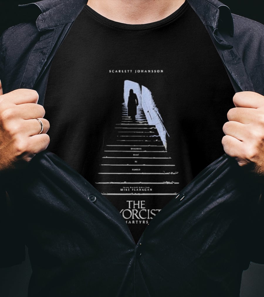 Scarlett Johansson Mike Flanagan's The Exorcist Martyrs Movie In Theaters March 12 2027 T-Shirt