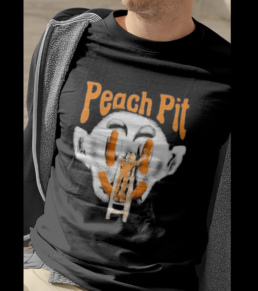 Peach Pit Face Painting Ladder T-Shirt